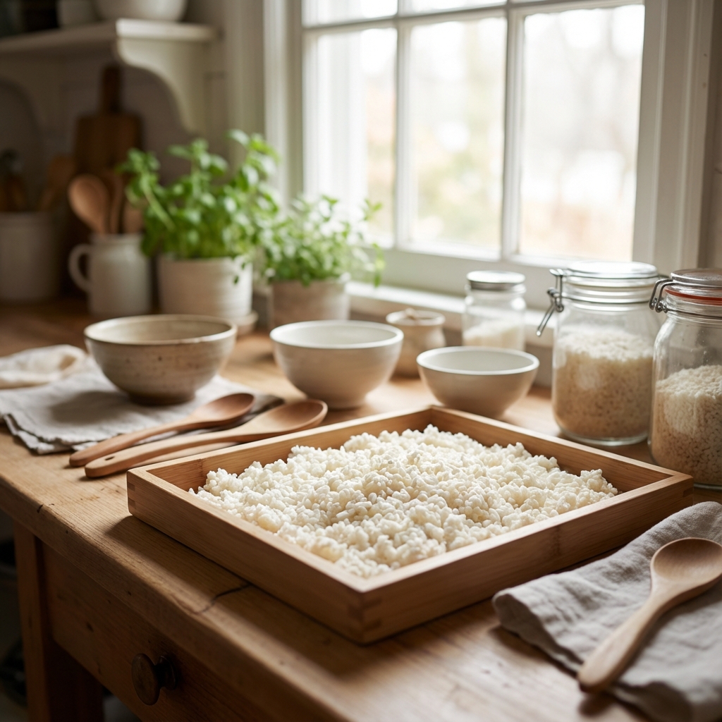味わい麹作りの風景